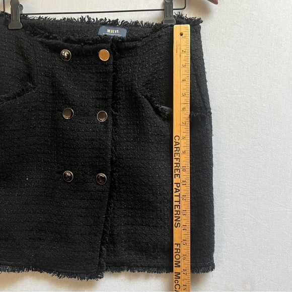 Maeve Tweed Front Button Mini Skirt Sz 8 - Picture 8 of 8
